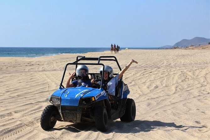 Beach CAN-AM SXS X3 and Horseback Ride in Cabo - SXS Polaris RZR Ride: Share the Vehicle, Then Chase the Views