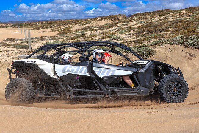Beach UTV Adventure with Free Camel and Horseback Ride - Cactus Tours Facility: Aviary Stop and Safety Briefing