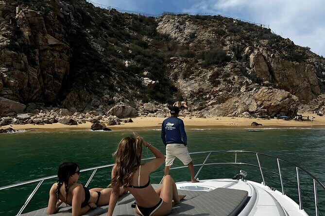 Cabo Luxury Yacht Charter – Private Crew & Snorkeling Adventure - Meeting point at Gregory Tours in the marina (Medano 39 area)