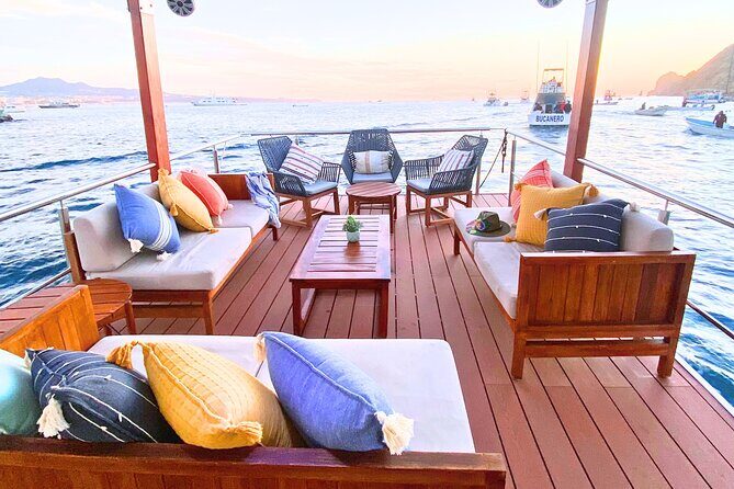 Cabo Private Catamaran: Chill Experience with Sup and Float Mat - First Highlight: Passing the Arch of Cabo San Lucas