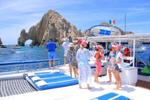 Cabo San Lucas All-Inclusive Private Catamaran Snorkeling Cruise - The 3-hour route: El Arco, Playa de los Amantes, and Medano Beach