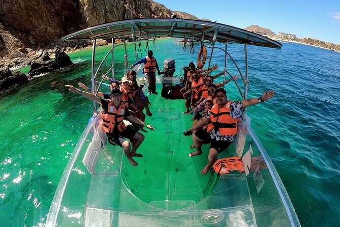 Cabo San Lucas Arc Transparent Boat Tour - The transparent-bottom boat makes Los Cabos feel close
