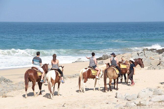 Cabo San Lucas Beach and Desert Horseback Ride - Rolling Into the Coast: Beach Riding at the Edge of Blue Water