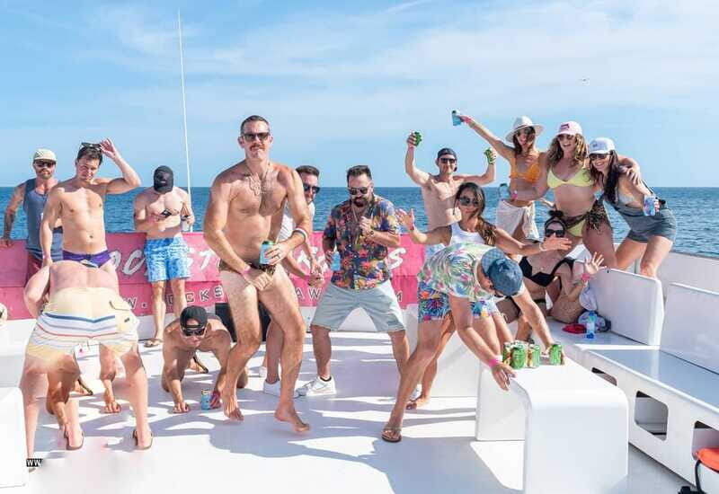 Cabo San Lucas: Hip Hop Boat Party with Unlimited Drinks - Champagne shower finale: the content moment you’ll remember
