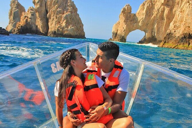 Cabo San Lucas Private VIP Tour in Cabo's Original Clear Boat - The World-Famous Arch: The First Big Payoff