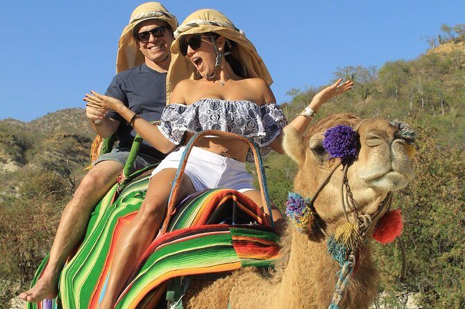 Camel Ride in the Canyon and Thrilling Water Slides and Snacks - The camel ride plus rescued-animal sanctuary: the part kids remember