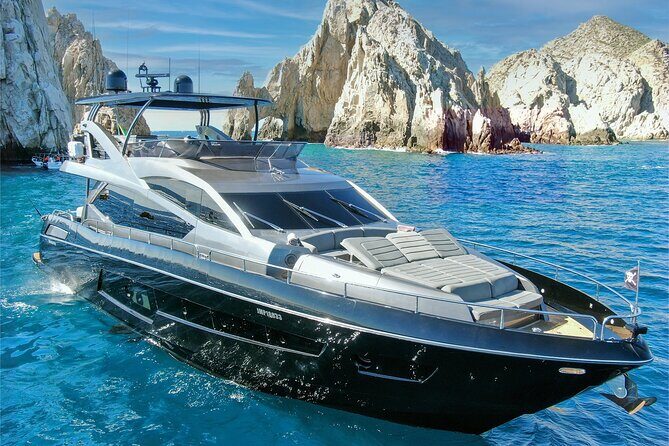 Luxury Black Yacht in Cabo - Stop 3: Pacific Coast cruise for whales, dolphins, turtles, and more