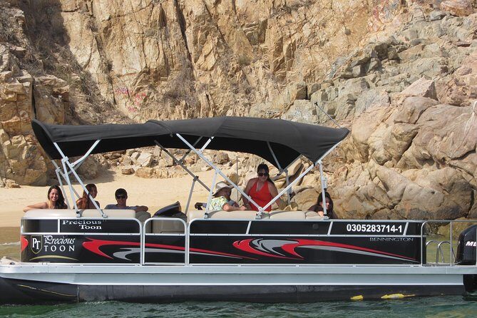 Private Luxury Pontoon Boat, Snorkel, Arch, Sunset & byond - What you might see around Land’s End (and why it’s never 100% certain)