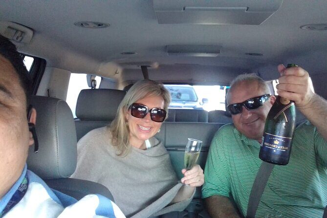 Private Round-Trip from Airport to Hotels to San Jose Area zone 1 - Finding Eliker Transfer at International Terminal 2 (Umbrella Shading #4)