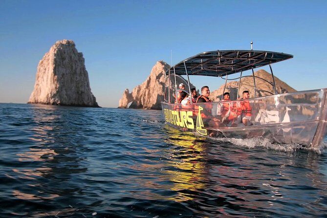 The Arch Tour on a Clear Boat from Cabo San Lucas - What you’ll see on the sail out: beaches, sea lions, and cave names